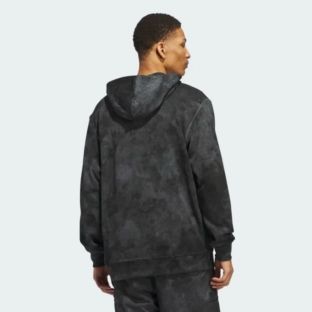 ADIDAS Adicross Golf Hoodie Sweatshirt Mens Mesium M Black RARE Digital Camo